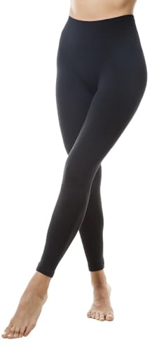 Relaxsan Zero 3600 (Noir, M) Collant Thermique Femme Leggings Laine mérinos