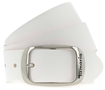 Tamaris Damen Gürtel weiß 85