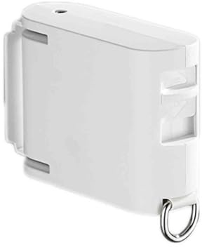 Retractable Washing Line Rope Clotheslines Clothesline Clothes Line for Outdoors Rotary Heavy Duty Strong Thick Adjustable Invisibility Positioning Buckle Wall Mounted Indoor (13.5x4.7x10cm,White)