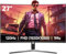 GAMEPOWER Vivid F20 Curved Gaming Monitor 27 Zoll, 120Hz 1ms, PC Bildschirm Full HD 1080P VA 1800R Gebogen HDR Display, Rahmenloses Computerbildschirm, FreeSync und G-Sync, mit Lautsprecher