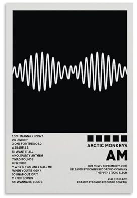 GAOSHI Arctic Poster Monkeys Am Poster Album Cover Posters all Art Canvas Gift For Friend Bed Room Living Room Decor Modern Aesthetic12x18inch(30x45cm) Unframe-style-1