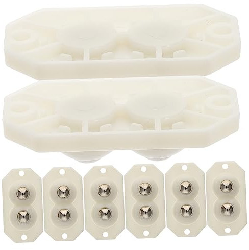 ULTECHNOVO 8 Uds Pegar La Rueda Universal Mini Ruedas Giratorias Para Electrodomésticos Mini Ruedas Giratorias Ruedas Para Aparatos De Cocina Poleas De Ruedas Giratorias Ruedas Adhesivas