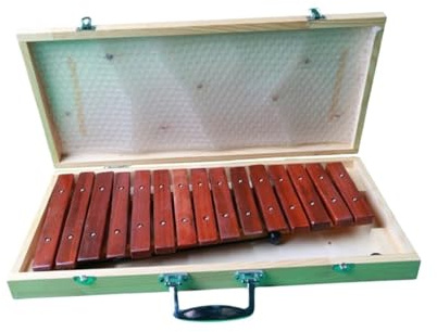 Xylofon Professionell Nybörjare Vuxen 15-tons Röd Xylofon Slagverk Musikinstrument Med Box