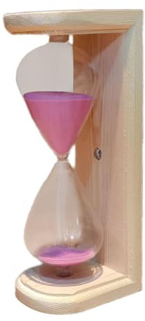 Jlkegfdf Sanduhr mit Sand, 15 Minuten Sanduhr, Sauna-Zubehör, Sauna-Sanduhr für Thermalbäder, Spas, Fitnessstudios, Yoga, Klassenzimmer, Kinder, Familie, Freunde