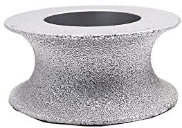 BCOMFY 1 Unidad de Disco abrasivo de Diamante Soldado al vacío de Borde Medio Redondo 75mm Rueda de Diamante DIY usada en seco o húmedo 15/20/20/30mm Disponible(15MM)