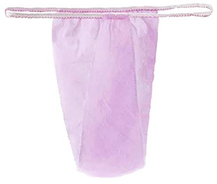 MOVKZACV 100 st engångsstringtrosor spa string underkläder solning wraps för kvinnor (rosa)