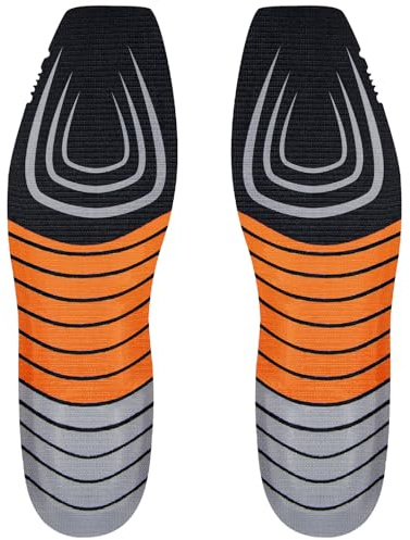 Endoto Square Toe Insoles for Ariat Cowboy Boots, Replacement Shoe Inserts for Men Foot Comfort All Day(Size:M11-EU44.5)