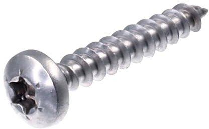 SECCARO Lot de 250 vis à bois à tête bombée 5 x 30 mm en acier inoxydable V2A VA A2 avec filetage complet, TX/six pans creux