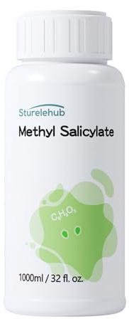 Methyl Salicylate, 1000ml / 32 fl. oz., High Purity Wintergreen Oil, Methyl Salicylate for Softening Hardened Rubber Products