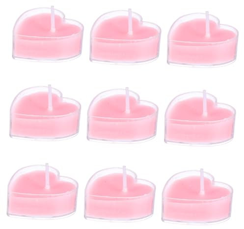 CALLARON 9pezzi Candele Profumate Forma Cuore Delicate Candele Aromatiche Decorazioni Per Casa Per Matrimoni