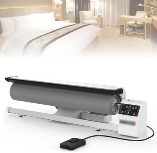 Máquina de planchar a vapor rotativa comercial, prensa de rodillo resistente para tela, ideal para ropa de cama de hotel y necesidades de planchado a gran escala