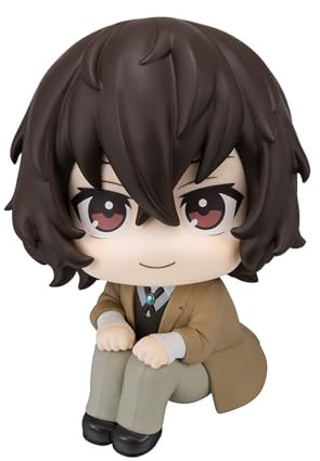 Xinchangda BSD Figura Anime Dazai Osamu Action Figure Statua 10 cm Mini Look Up Figure Nakahara Chuuya Modello Scultura Desktop Decoration Regalo