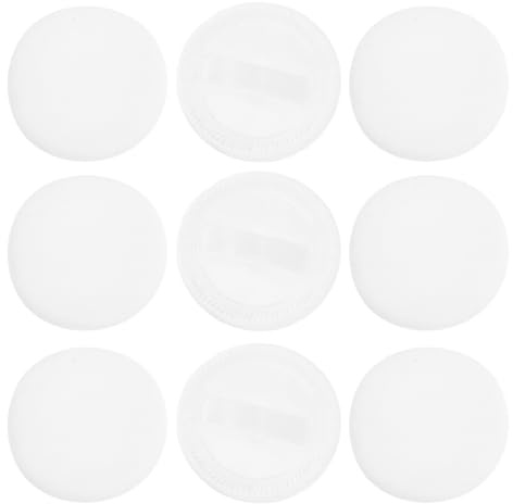 OUNONA 10pièces Houppettes à Poudre Sèche pour Cosmétiques Pack de Outils de Maquillage pour Visage