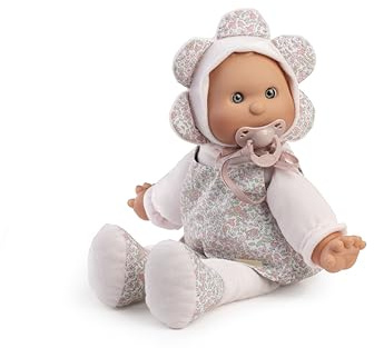Muñecas Antonio Juan - Mi Primer Muñeca Antonio Juan, Flor, Muñeca de Tela Suave con Diseño Floral, Juguete para Primera Infancia