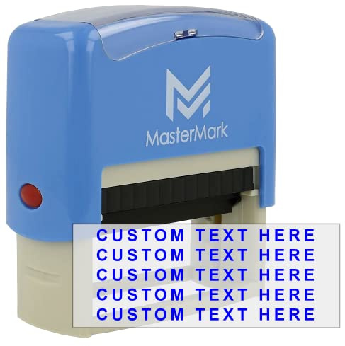 MasterMark Custom Stamp - Self-Inking Stamp (Large/Up to 5 Lines)