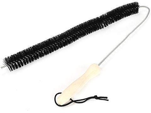 Kit per la pulizia dello sfiato dell'asciugatrice Spazzola la pulizia della lanugine Asciugatrice flessibile pieghevole Lavatrice Strumento il dragaggio del tubo del frigorifero Attacco univer(nero)