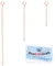 Beebeecraft 3Pcs Necklace Extenders 925 Sterling Silver Bracelet Anklets Jewellery Chain with Spring Ring Clasps and Silver Polishing Cloth(1.26/2.01/3.19 Inch, Rose Gold)