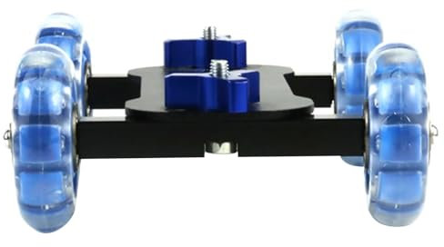 Skater Dolly, 4 Räder, Tischwagen, manueller Skater für Kamera, DSLR-Fotografie, Videoaufnahmen