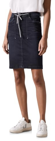 Jeanskjol, Blå svart använd tvätt, 34W