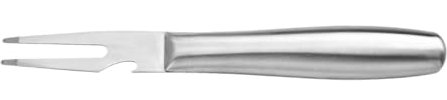 scyca Tranchiergabel aus Edelstahl, Tranchiergabel, robust | Edelstahl-Kochgabel-Flaschenöffner mit 2 Zinken - Grillwerkzeuge, Fleischgabel zum Grillen, für Zusammenkünfte im Freien, Camping