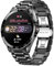 BANGWEI Smart Watch Herren,1.28 Farbdisplay Fitness Tracker mit Herzfrequenz Schlafmonitor IP67 Wasserdicht,7 Sportmodi Nachrichtenerinnerung Edelstahl Smartwatch für Android iOS Schwarz