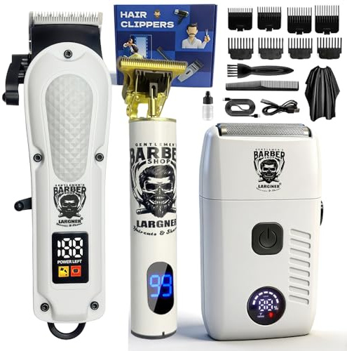 Hair Clippers for Men,Hair Clippers Haircut, Electric Hair Trimmer, Rechargeable Beard Trimmer Set, Barber Clippers, Electric Shaver, Gifts for Men