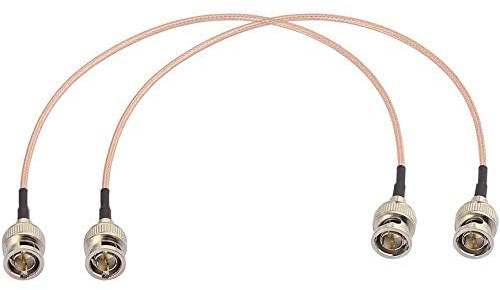 Superbat 3G HD SDI Cable BNC Cable 1ft 30cm 75 ohm for Cameras BMCC Video Equipment Supports HD-SDI 3G-SDI 4K 8K SDI Video Cable (Straight,2Pcs)