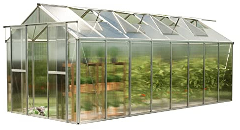 GFP Serra Saph 8 telaio in alluminio 259 x 513 cm, lastre a doppia parete di 8 mm