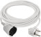 EMOS - IP20 Verlängerungskabel 7m - 1 Schuko-Steckdose - 250 V, 16 A, 3680 W - hochwertige PVC-Isolierung - H05VV-F3G 1,5 mm2 - erhöhter Berührungsschutz - für Innen - weiß