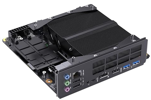MINISFORUM Motherboard BD895i SE AMD Ryzen 9 8945HX(16C/32T, up to 5.4GHz) Barebone Mini PC with NO RAM/SSD/OS, HDMI|DP|USB-C Outputs Gaming PC, Dual DDR5 SODIMM Slots, Dual PCIe4.0 SSD Slots Computer