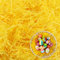 Herbe de Pâques, Hillylolly 200g Papier Déchiqueté Jaune, Papier Remplissage Cadeau, Remplissage de Boite Cadeau, Raffia Remplissage pour Décorer des Cadeaux Boite Panier de Pâques