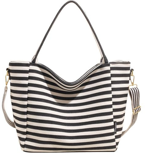 KESUDE Handtasche Damen Shopper Tasche Damen Groß Strandtasche xxl mit Reißverschluss Umhängetasche Tote Bag Schultertasche Arbeit Fitness Pool Reisetasche familie Schule