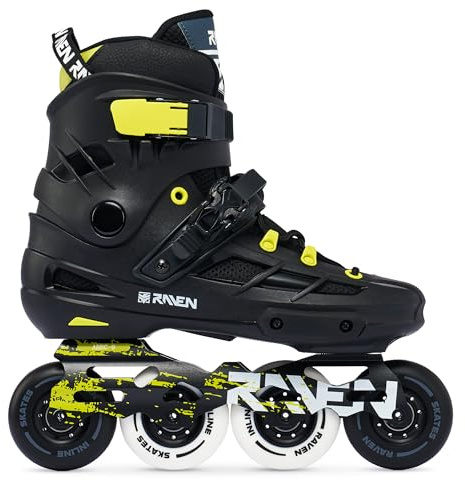RAVEN Inlineskates Inliner Vestor Black/Lime (Black/Lime, 42 (26,5cm))