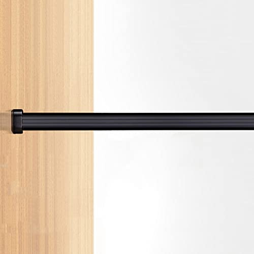 YCVAWEOD Asta sospeso in Metallo per Binario del Guardaroba per Armadio per Armadio Oro Nero Grigio Bianco 78,7 pollici/200 cm LWX