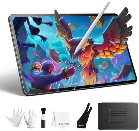 Frunsi-T12 Standalone Drawing Tablet with Screen,12 inch LCD Display, No Computer Needed,Stylus Pen,More Bonus,Drawing Apps Tutorials Pre-Installed,Best Gift for Beginner,Digital Artist,Designer