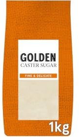 Golden Caster Sugar, Fine & Delicate, 1kg 1 Bag, Fine and delicate texture perfect for baking light sponges, meringues, and delicate biscuits where a smooth consistency is essential
