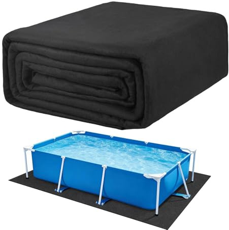 Premium Bodenplane für Pool, rechteckig, 150 x 200 cm – Pool-Bodenplane, UV-beständig und reißfest