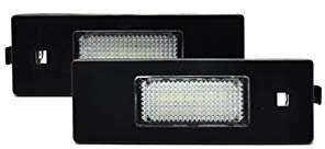 AutoStyle Set LED License Plate Lights compatible with Alfa Romeo/BMW/Fiat/Mini various models