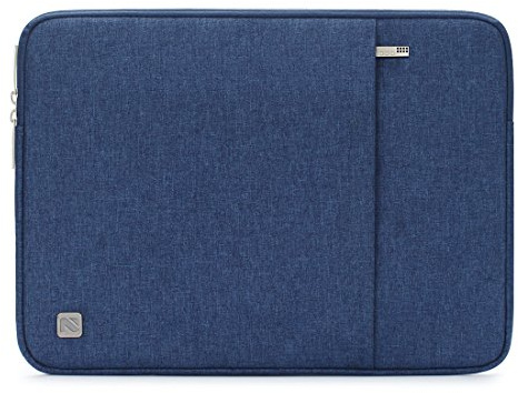 NIDOO 10 Pouces Housse Pochette de Protection Ordinateur Portable Sacoche Imperméable Tablette Étanche pour 9.7 10.5 11 iPad Pro 2020/10.2 iPad/10.5 iPad Air/Microsoft Surface Go 2, Bleu