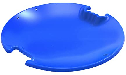 Era 26-inch Avalanche Adventurer Sled — 1 Rider Kids' Plastic Saucer for Year-Round Fun on Sand and Grass Hills, Blue