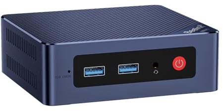 Beelink MINI-S13 Pro Mini PC, 13th Gen Intel Twin Lake-N150 Processor (up to 3.60GHz) Mini Computer, 16GB RAM 500GB SSD Business Ordenador de Sobremesa, HDMI/WiFi 6/BT 5.2/Dual 2.5G LAN/RJ45/WOL