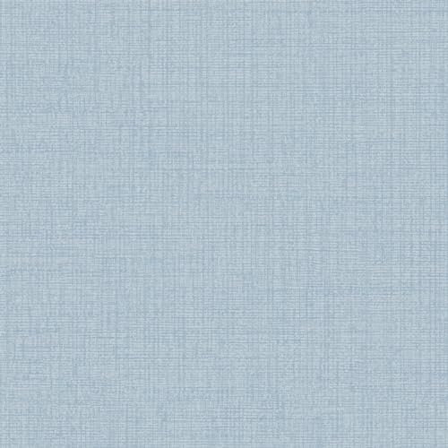 Grandeco Linen Textured Plain Wallpaper, Blue