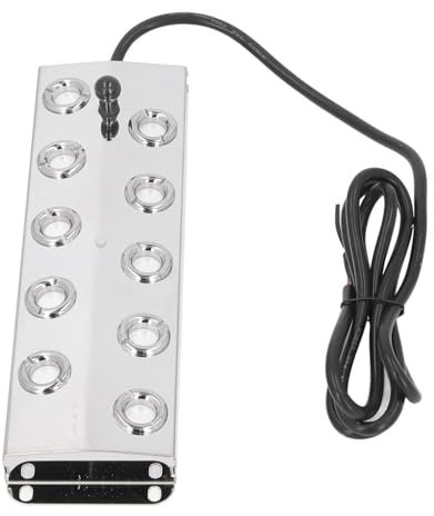 MENDUNER Brumisateur à Ultrasons 10 Têtes 4,5 L par Heure, étanche à l'eau 1,5 M 4,9 Pieds Brumisateur pour étang Jardin Pelouse Serre Vacances Conservation des Légumes, Paysage