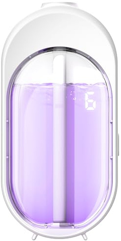 Nimin Diffusore di Oli Essenziali Senza Acqua con 50ml di Oli, Multimodale, Silenzioso, Purifica e Deodora l'Aria, Design da Parete o da Tavolo per Casa, Ufficio, Hotel e Bagno,V07pro-Lavanda