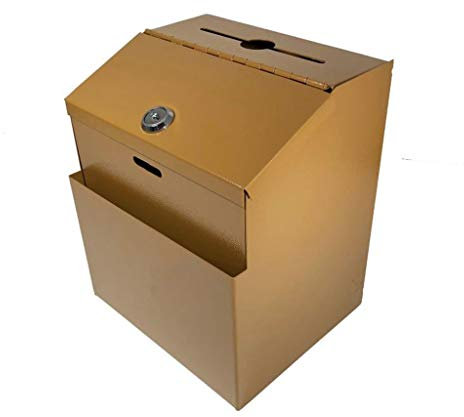 YBVBCXCB Buzón de Correos, buzón de Correos de Estilo Americano Simple con Cerradura, buzón de Seguridad de Metal para Exteriores, 2 Llaves para Pared Exterior, Boda