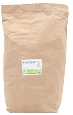 ALMICANNA: Paillis de chanvre 100 % bio 10 l – Pour pailler les plantes de cannabis en phase de floraison – Protège Living Soil contre le dessèchement et les rayons de la lumière
