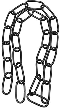 PartyKindom 1m Accesorios De Iluminación De Cadena De Hierro Cadena De Eslabones Para Colgar Lámparas De Cristal Resistente Para Decoración De Techo