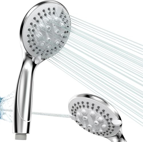 VEHHE Pommeau de Douche Économie d'Eau, Haute Pression avec Jet Nettoyage