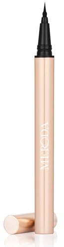 MERODA® Liquid Waterproof Eyeliner [WISCHFEST] - Langanhaltender Eye Liner Schwarz - Liquid Eye Liner Black - Pigmentierter Eyeliner Pencil - Lidstrich Stift - Wasserfest 24 Stunden Halt