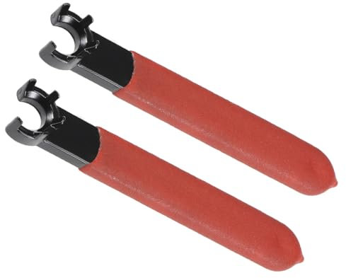 CoCud Llave de Sujeción de Pinza de Pinza, Llave de Boca Er11M Tipo M, con Mango Antideslizante - (Aplicaciones: para Tuerca de Sujeción Er11M, Máquina Fresadora), 2 Piezas